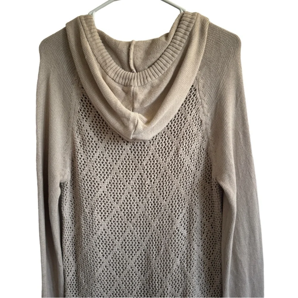 PrAna Sugar Beach Tan Tunic Sweater, Size S